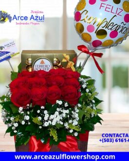 AAA-12 Arreglo en forma de caja y globo