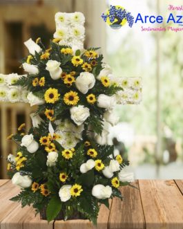 AFA-10 Arreglo Fúnebre en Forma de Cruz